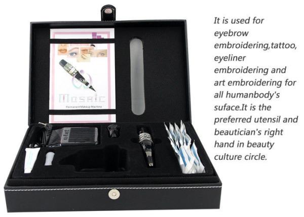 Portable Mosaic Semi Permanent Makeup Tattoo Machine High Speed Eyebrow Embroidery Machine