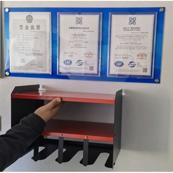 Organizador de herramientas de garaje de estilo vintage con almacenamiento y carga montado en la pared