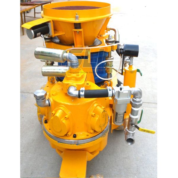 9m3/H Electric Tunnel Wall Concrete Spraying Equipment Full Pneumatic Driven Unit