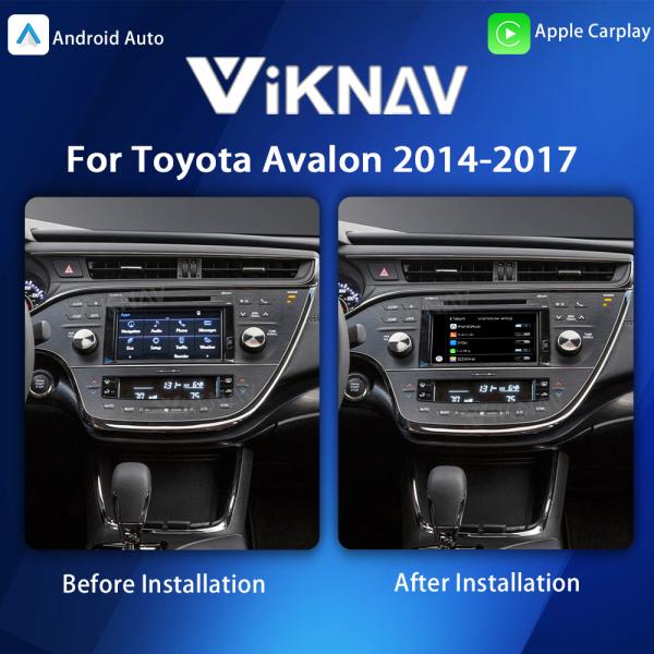 Viknav Linux システムデコーダーボックス Apple Android ワイヤレスオート CarPlay トヨタ Avalon 2014-2017