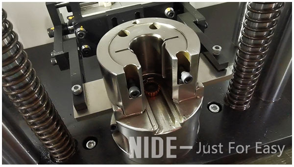 Rotor Commutator End Plate Shaft Pressing Armature Machine