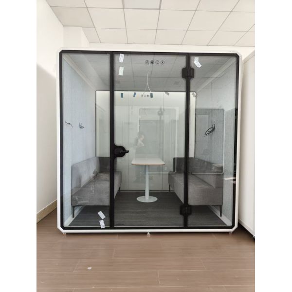 White Big Soundproof Office Cabin Model XXL Sound Insulation Pod