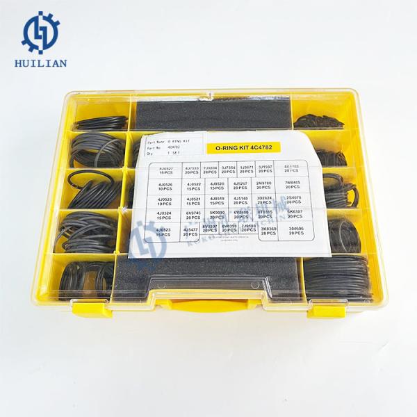 4C4782 Boîte de joints toriques pour pièces de rechange de machines de construction Joints en silicone Joints d'étanchéité en caoutchouc Étanchéité à l'huile en caoutchouc 4C-4782