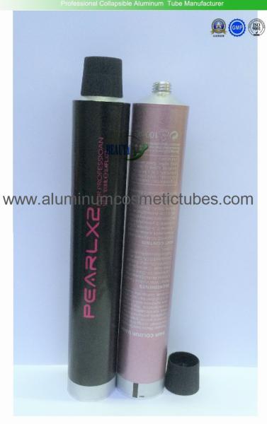 Face Cream Empty Cosmetic Tubes Aluminum Hot Stamping Non - Reactive Nature