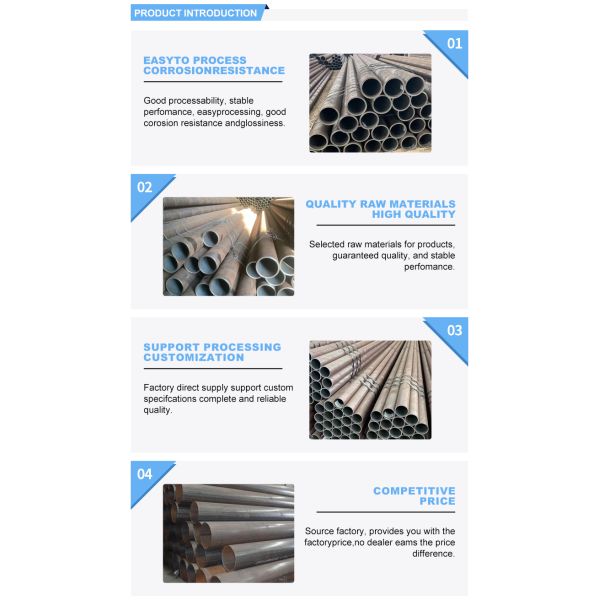 6m Length Tolerance ±1% OEM Custom Q195 Q215 Q235 SS400 S235 Seamless Carbon Seamless Steel Pipe Suppliers