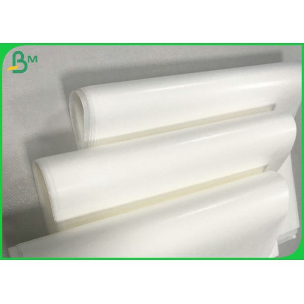 papier blanc de MG emballage de pulpe pure de 30gsm 35gsm 40gsm 100% pour des paquets de nourriture papier blanc de MG emballage de pulpe pure de 35gsm 40gsm 100% pour des paquets de nourriture
