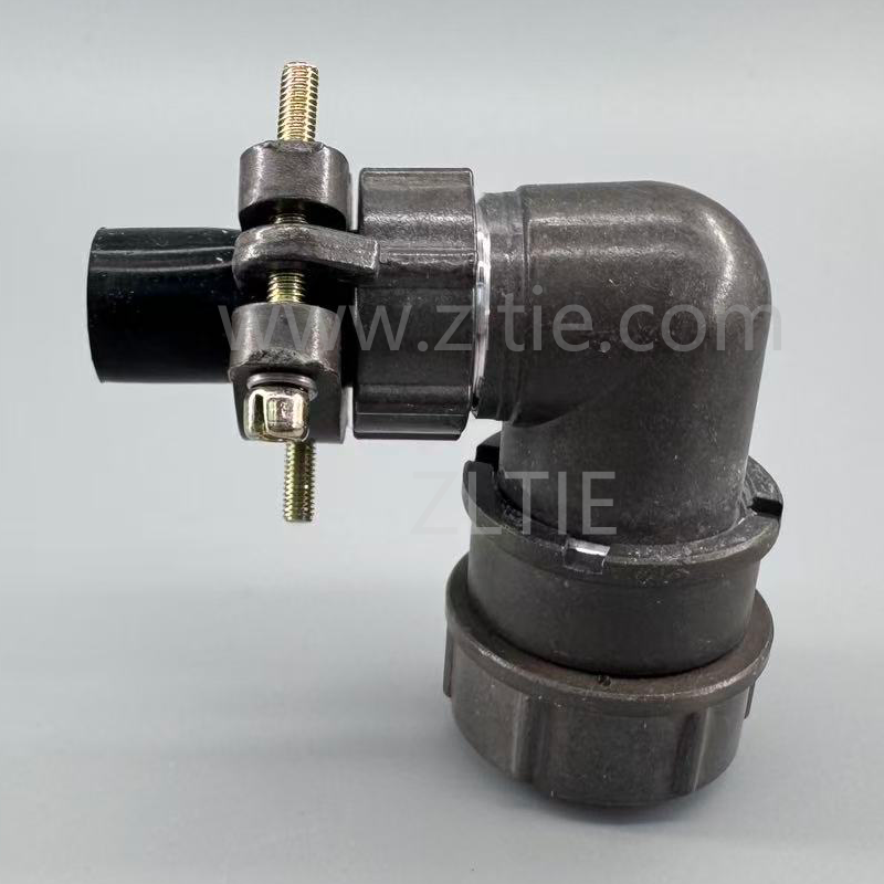 2PM-22 Series 4 Pin Female Angled Cable Plug Unshielded 2РМТ22КУН4Г1В1В