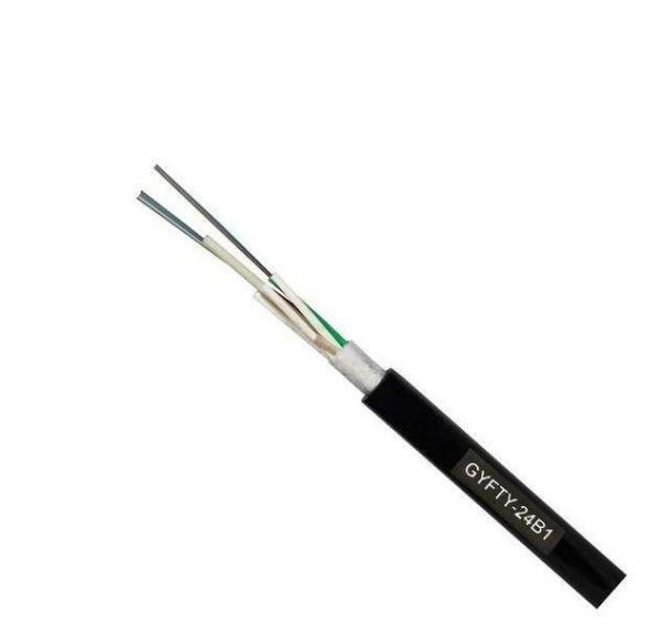 Outdoor Single Mode G652D FRP 12 24 48 96 Core Fiber Optic Cable GYFTY