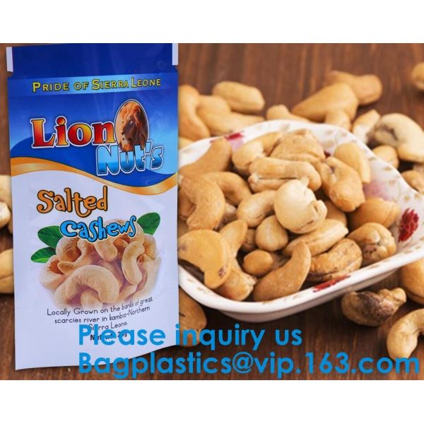 Standing Up Aluminum Zipper Packaging Pouch Bag For Dried Food,Standing Up Aluminum Zipper Packaging Pouch Bag For Dried