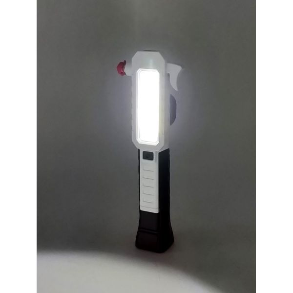 свет тревоги СИД работы УДАРА СИД 7.8x4.5x22cm светлый с аварийным 360 крюков/180 держателей магнитом молотка/