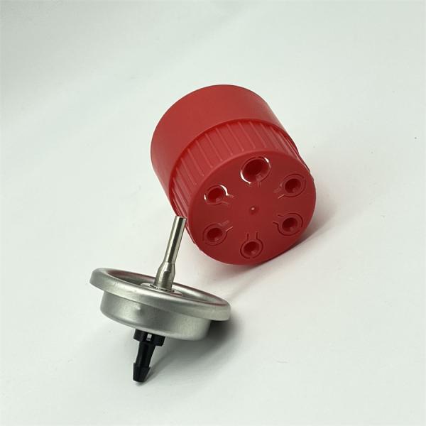 1 pulgadas de metal de tronco de butano válvula de encendedor de gas con tapa de la parte superior del volante