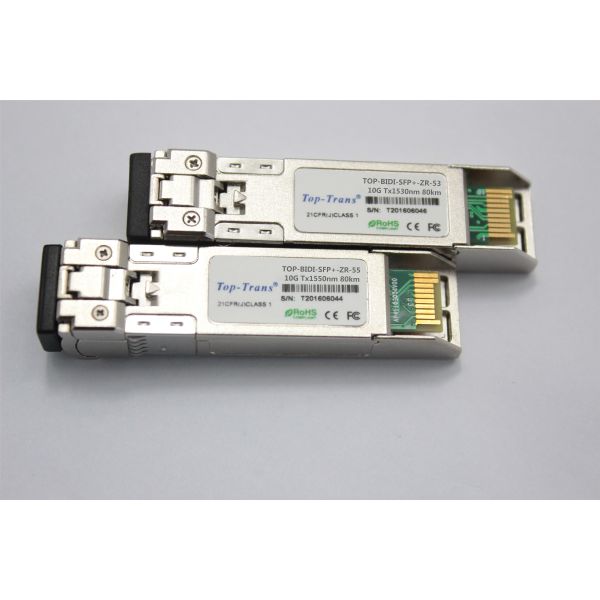 Соединитель LC модуля приемопередатчика 80Km SFP Finisar 10G SFP двухнаправленный