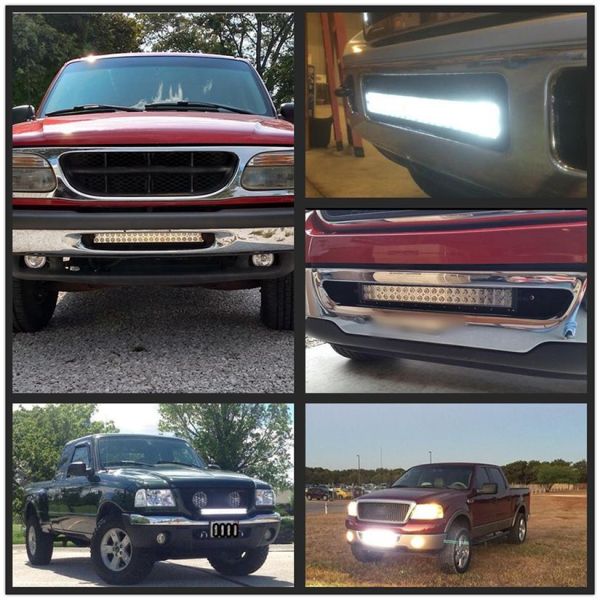 32 Inch 180W 4D Off Road LED Light Bar For Trucks  6000K Cool White 