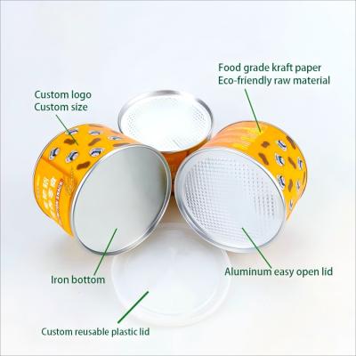 Customized pet food packaging, cat food packaging, pet snack paper tube environmentally friendly packaging