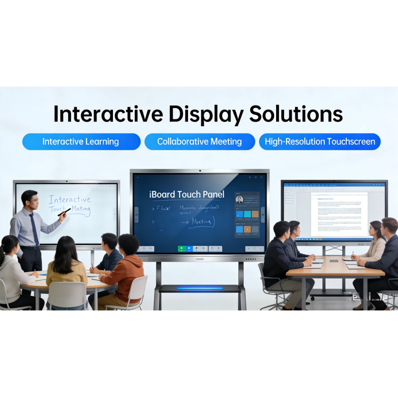 Android 16 EDLA 65 75 86 Inch Smart Monitor Whiteboard with WIFI BT USB HDMI Port for Interactive Classroom