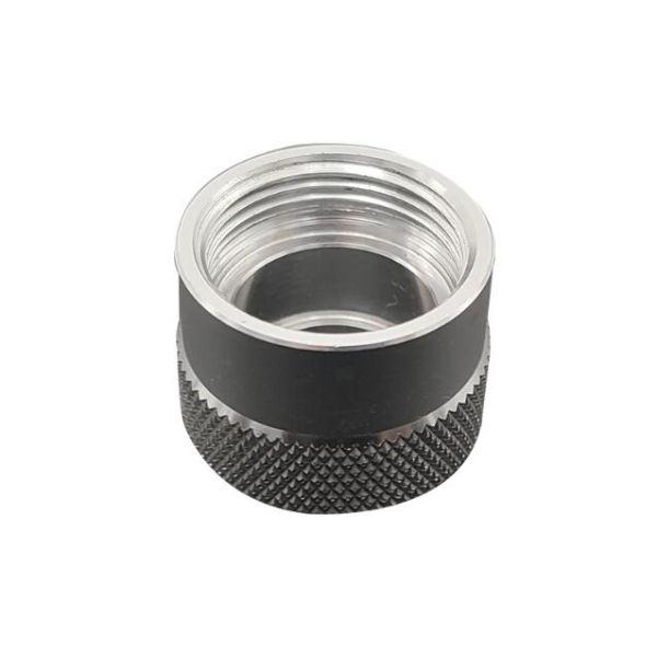 Stainless Steel CNC Machining Parts Sleeve Head Metal Spiral Connector Non Slip