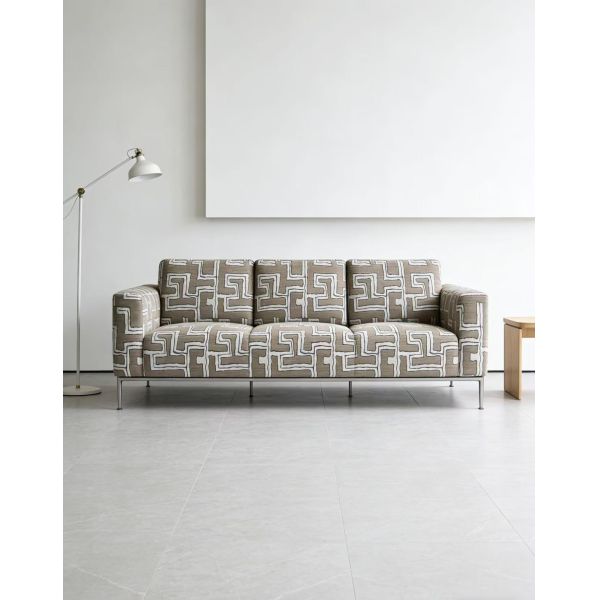 450GSM polyester Geometry Woven Jacquard Sofa Fabric For Home Decoration
