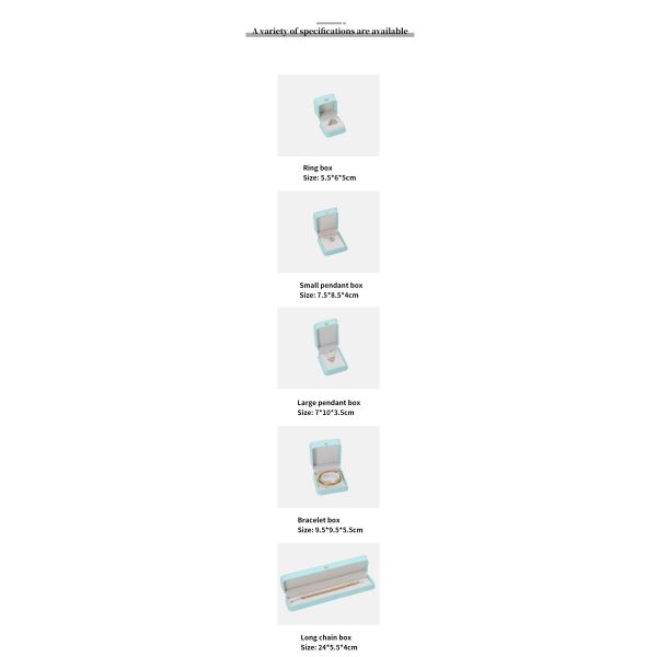 Boîte à bijoux de luxe en cuir en PU en forme d'arc de coin rond avec ornement de couronne