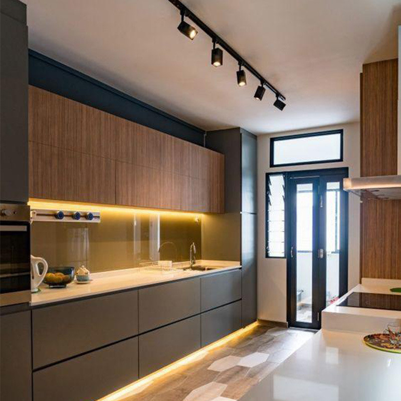 Customized Size Modern Matte Designs Classic Kitchen Cabinets for Modern Design Style