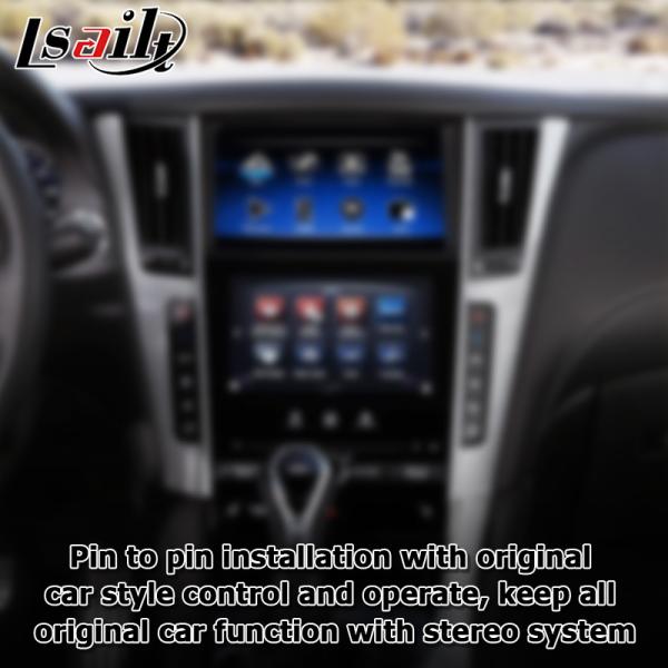 Interfaz GPS CarPlay, interfaz de caja de navegación Android 13 de 8+128GB para Infiniti Q50 / Q60