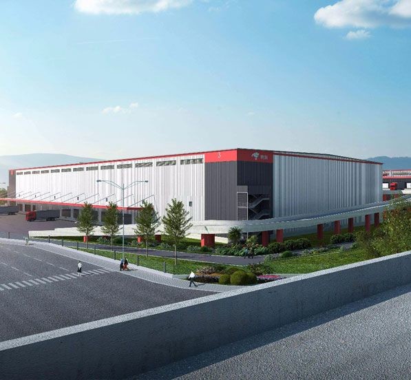 Steel Structure Building With Sandwich Panel Steel Warehouse Construction