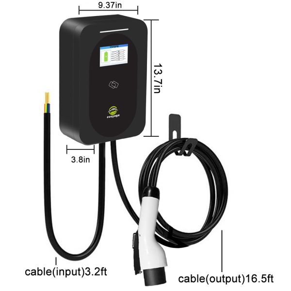 Wallbox GB/T EV зарядное устройство 32A 7kW однофазная станция зарядки EV с кабелем 5M EV