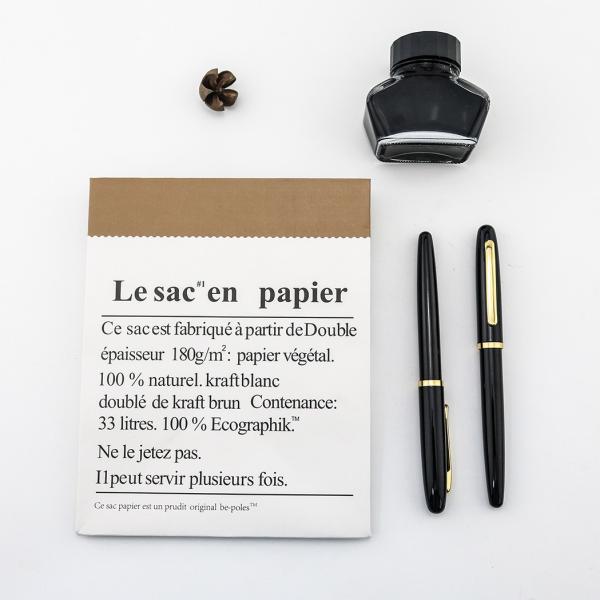 Black Creative Stationery Soft Tip Calligraphy Brush Pen Signature Pen For Gift