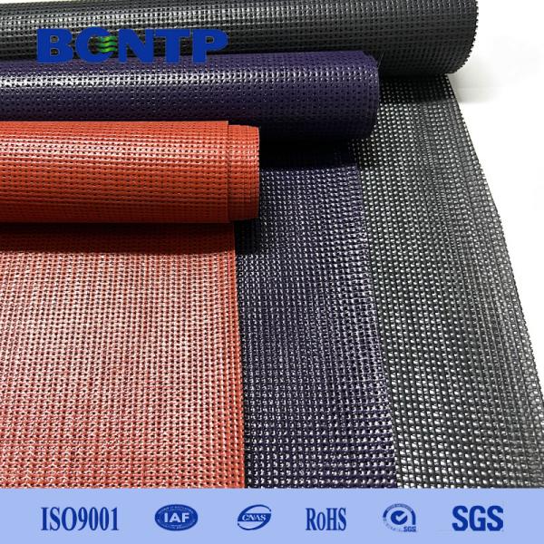 1000D PVC Coated  see through polyester mesh fabric anti-uv high strength