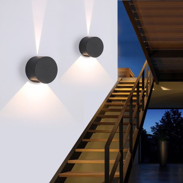 Outdoor adjustable waterproof wall lights modern simple household style exterior wall lamp spotlight balcony wall lamps