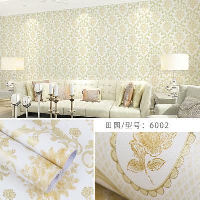 45cm largeur papier peint de luxe pour la maison moderne décoratif 3D Vinyl mur imperméable de chambre