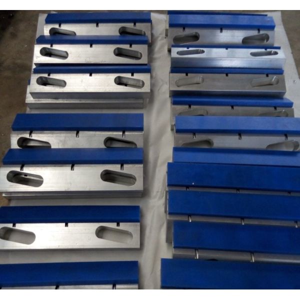 Jumbo Rock Drill Spare Parts 200MM Long 6063 T6 Aluminium Extruded Profiles Customized For Rock Drilling Rig