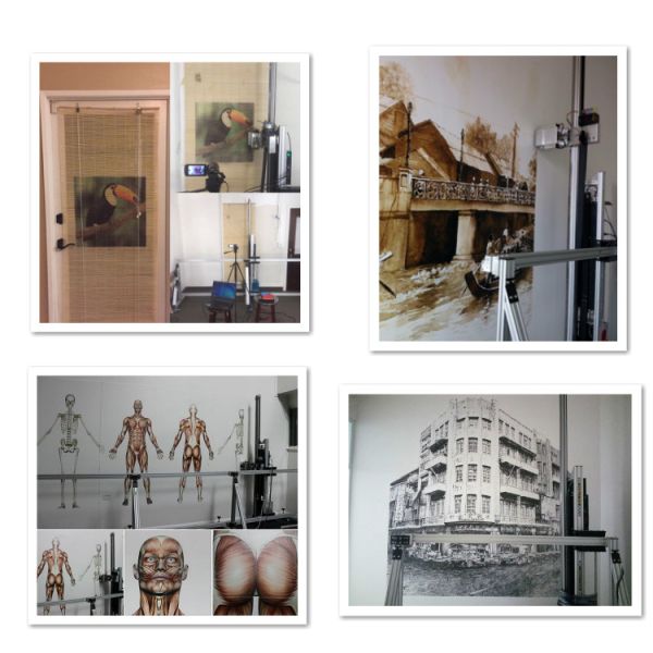 Печатная машина стены настенной росписи 3D печатей искусства стены струйная вертикальная для украшения магазина