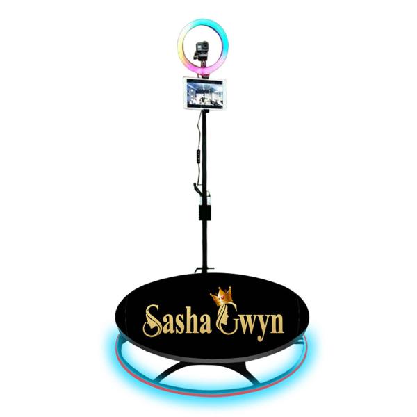 Kids Spinning Remote Photo Booth 360 Degree Selfie For Birthday Party
