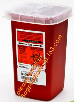 Plastic Disposable Medical Sharps Containers, Kenya safety box for needle/medical waste sharp container, Medical Plastic