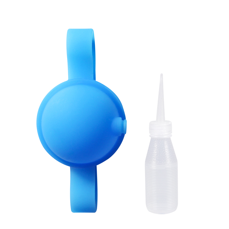 Adjustable 2020 Hot Sale Band Wristband Silicone Adjustable Sterilization Dispenser Disinfection Hand Sanitizer with Bracelet