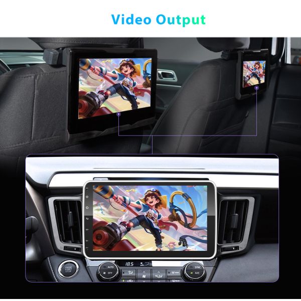 10 дюймовый вращающийся экран 1 Дини Android автомобильный мультимедийный проигрыватель с управлением рулем