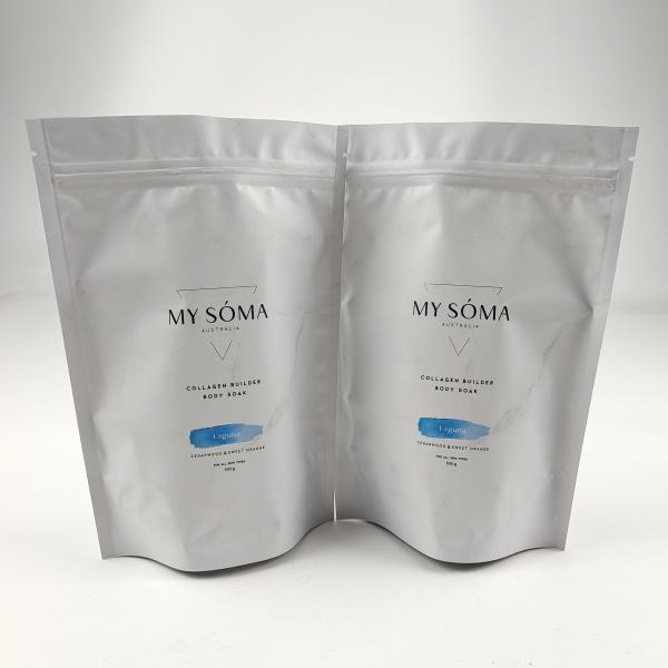 Plastic Sea Salt Rock Salt Bath Packaging Bag Water Proof Stand Up Pouch