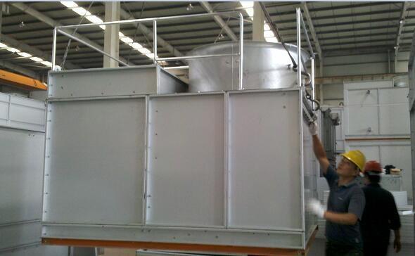 R717 R22 Evaporative Cooled Condenser 380v 3P 50HZ Lower Energy Consumption