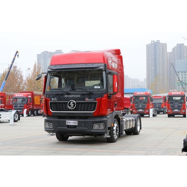 SHACMAN X5000 тракторный грузовик 4x2 430 л.с. EuroV красный