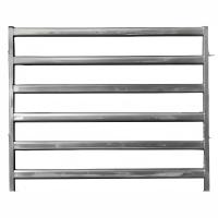 Light Grey Galvanized Farm Cattle Panel Fence Resists Corrosion Cattle Livestock Panels