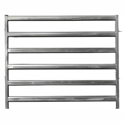 Light Grey Galvanized Farm Cattle Panel Fence Resists Corrosion Cattle Livestock Panels