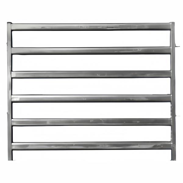 Light Grey Galvanized Farm Cattle Panel Fence Resists Corrosion Cattle Livestock Panels