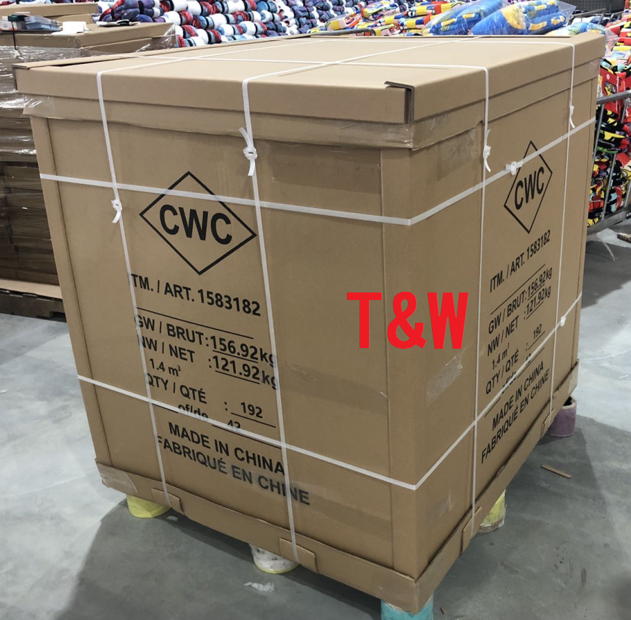 Сверхмощный поднос картона дисплея стены PDQ двойника Costco для одеяла любимца выполнения