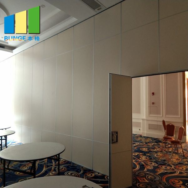 Demountable Sliding Fire Rated Acoustic Movable Partition Walls For Exhibition Hall