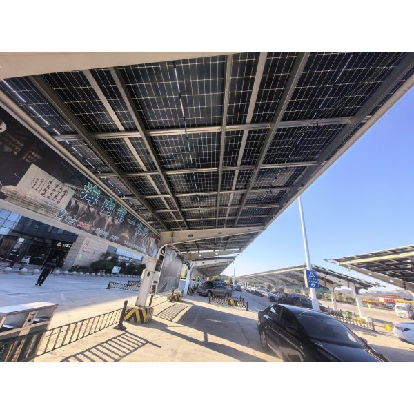 Hot Dip Galvanized Solar PV Carports Q235B 2.5M 3.5M Solar Panel Rails And Brackets