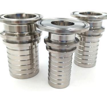 SS304 3A Stainless Steel Hose Couplings 76mm 3 Inch Tri Clamp Fittings
