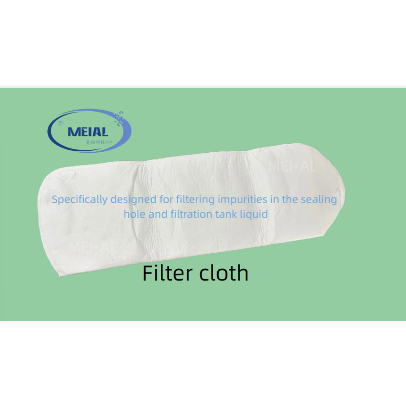 PE Material Anodizing Line Sealing Tank Filter Cloth with 180*810 Size and Corrosion Resistant Properties