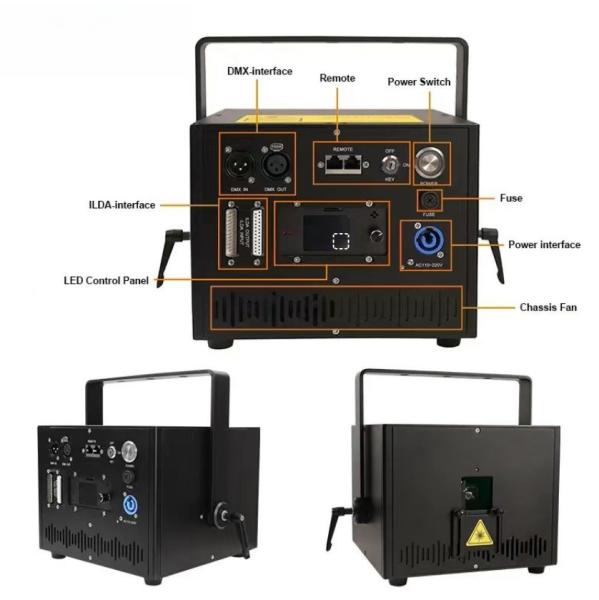 6kg 5-10W RGB Full Color Light Disco Night Club Special Effect Led Stage Lights Outdoor Laser Light Laser Dj