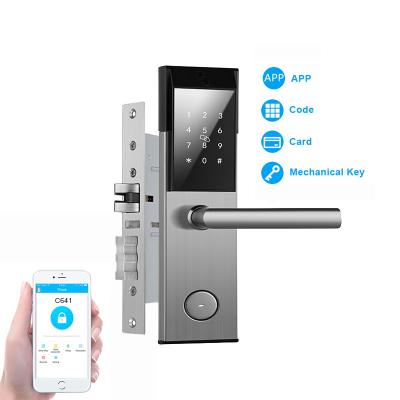 Fechadura da porta Keyless das fechaduras da porta 4Pcs AA Digital da senha do apartamento 71mm