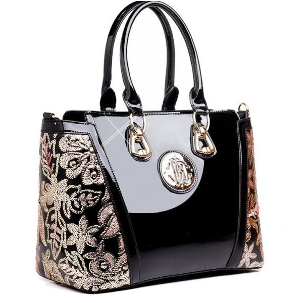 Europe 2016 new handbag patent leather handbag leather leather Ms. Messenger